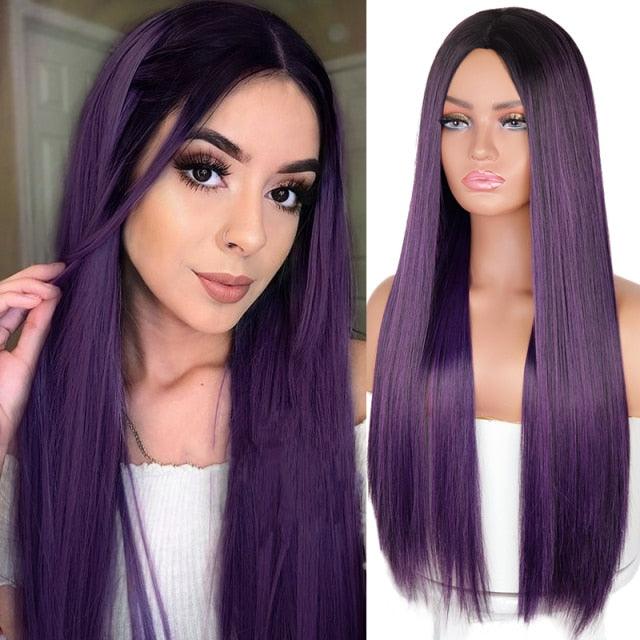 Long Straight Synthetic Wig
