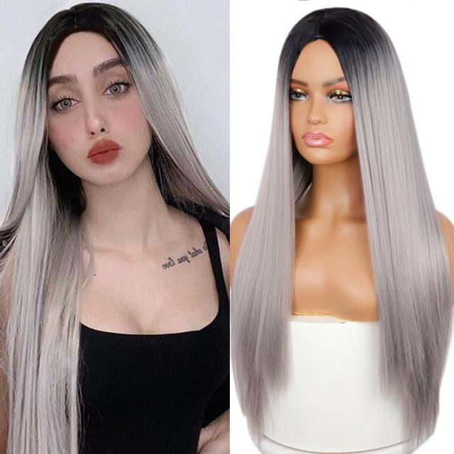 Long Straight Synthetic Wig