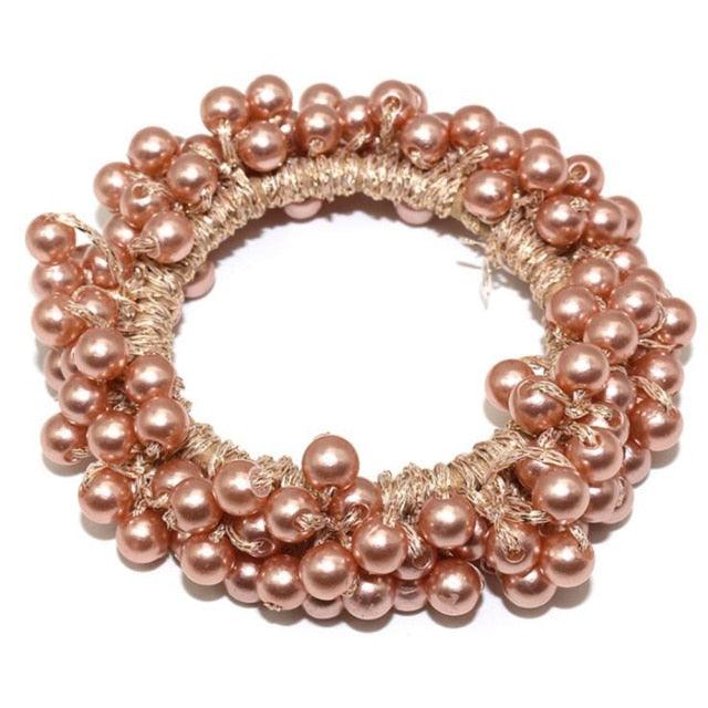 Pearl Bead Hair Ties