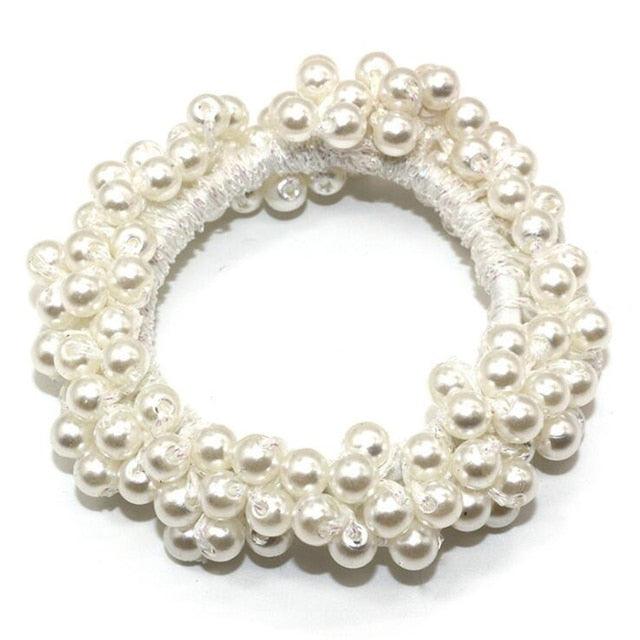 Pearl Bead Hair Ties
