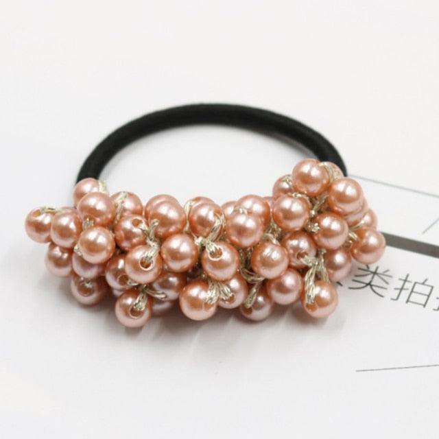 Pearl Bead Hair Ties