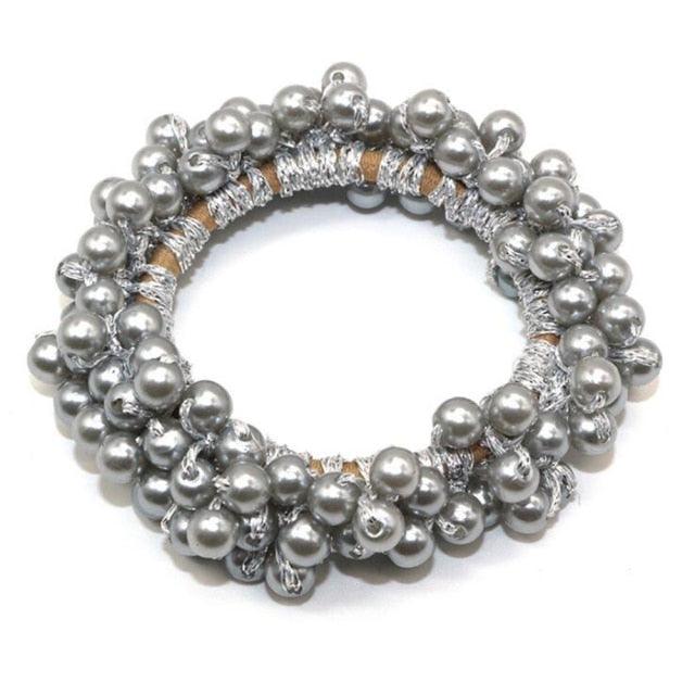 Pearl Bead Hair Ties