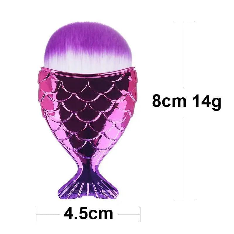 11-Piece Mermaid Makeup Brush Set