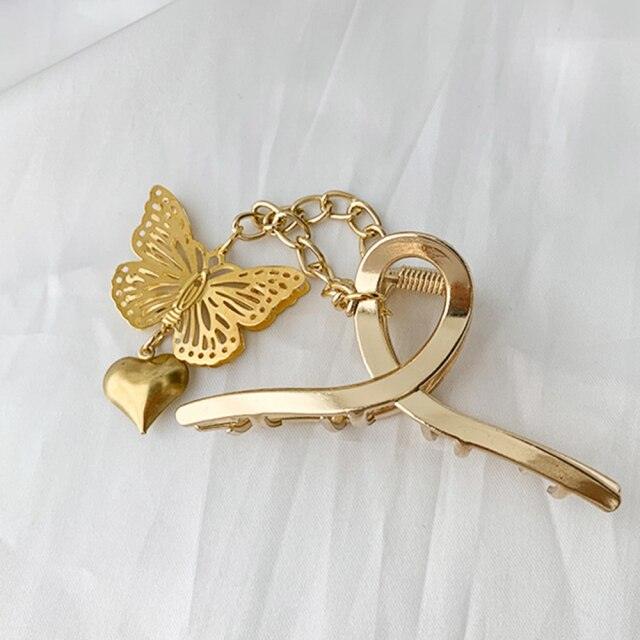 Butterfly Tassel Hair Claws