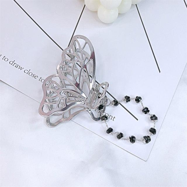 Butterfly Tassel Hair Claws