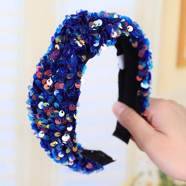 Sequin Mermaid Knot Headband