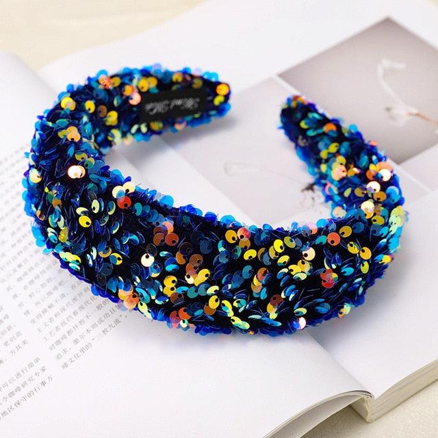Sequin Mermaid Knot Headband