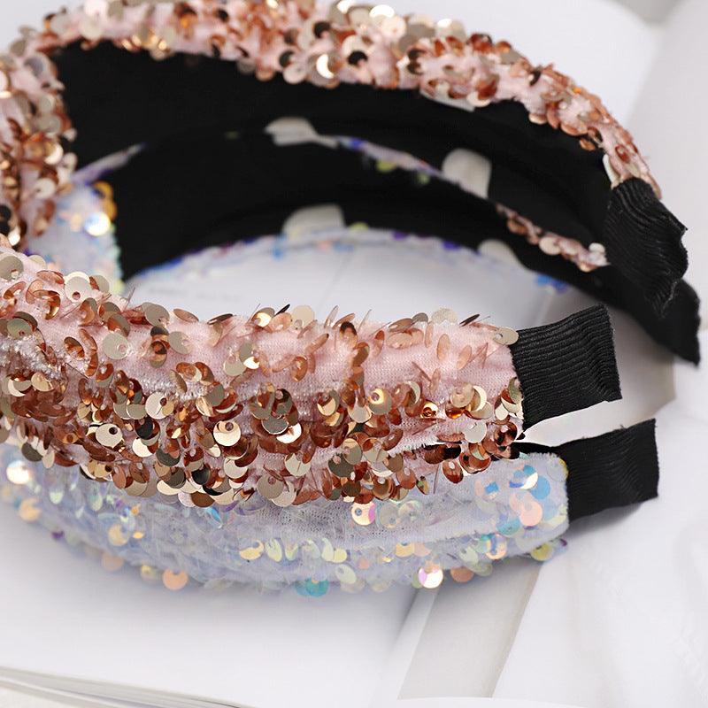 Sequin Mermaid Knot Headband