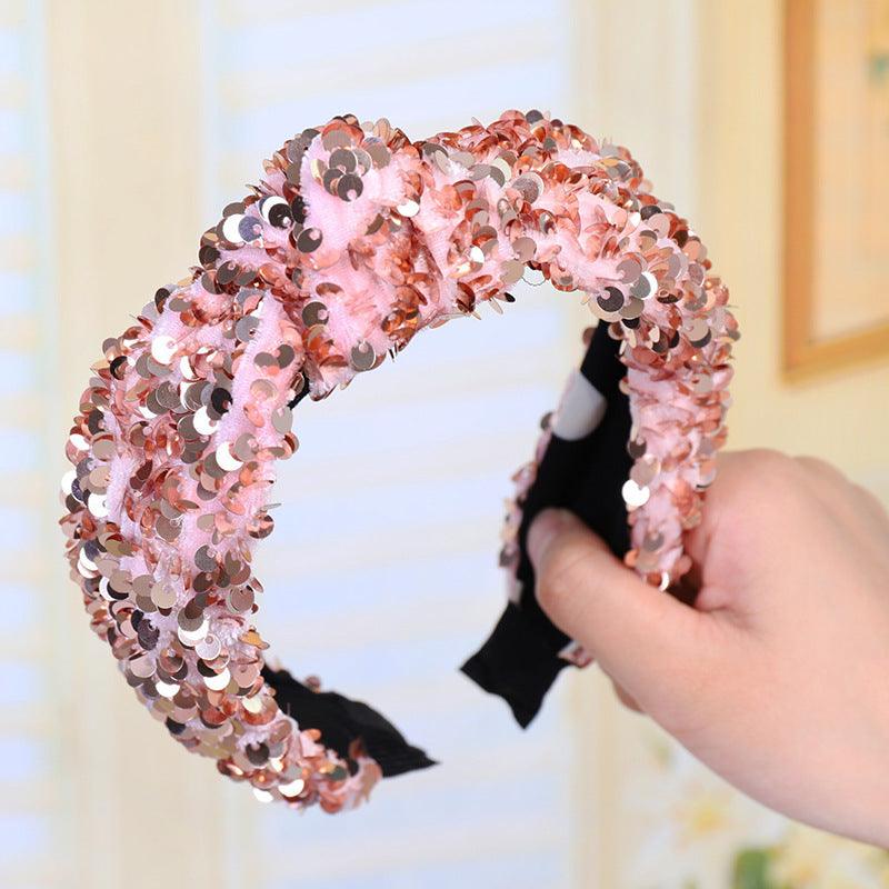 Sequin Mermaid Knot Headband
