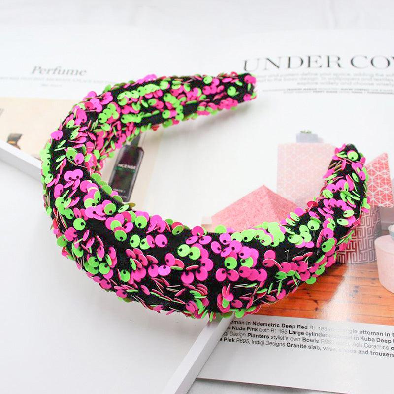 Sequin Mermaid Knot Headband