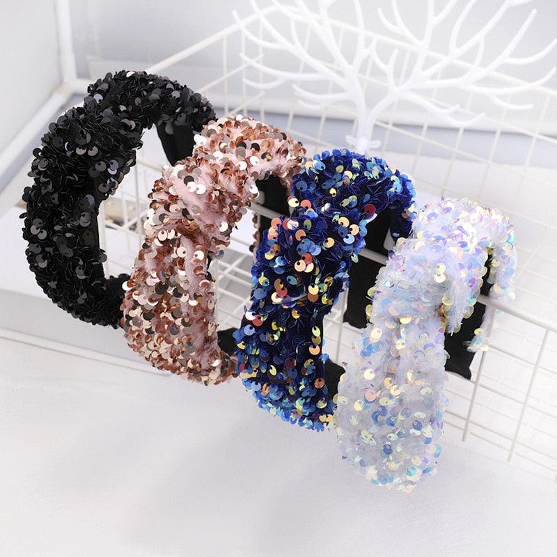 Sequin Mermaid Knot Headband