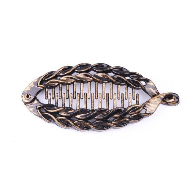 Rhinestone Banana Claw Clips