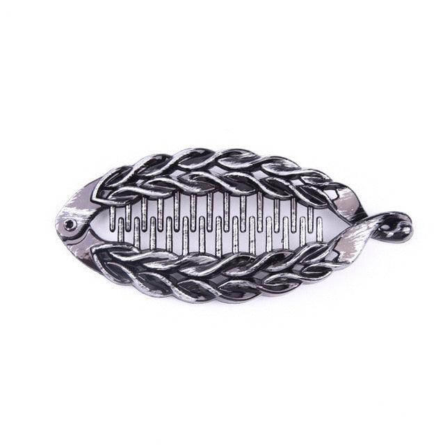 Rhinestone Banana Claw Clips