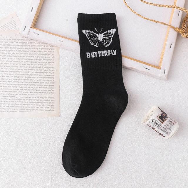 Dark Street Graphic Crew Socks