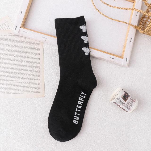 Dark Street Graphic Crew Socks