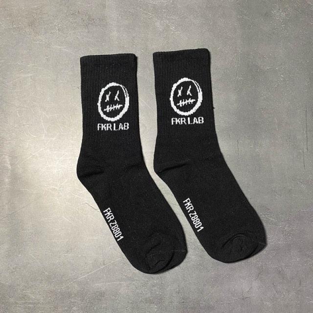 Dark Street Graphic Crew Socks