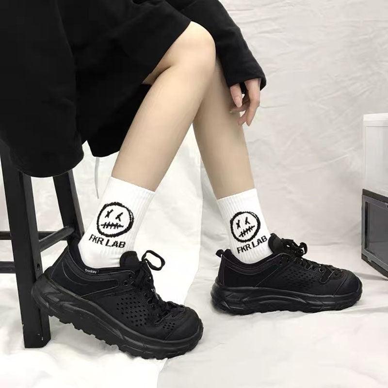 Dark Street Graphic Crew Socks