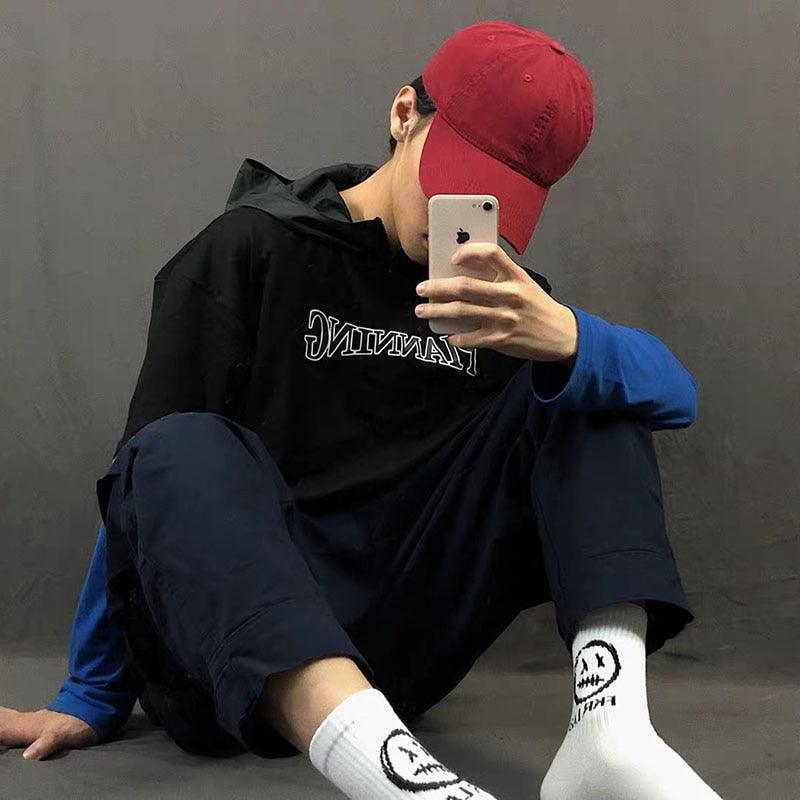 Dark Street Graphic Crew Socks
