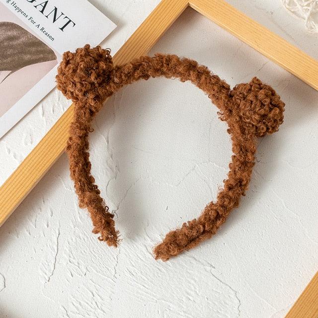 Plush Bear Ears Headband