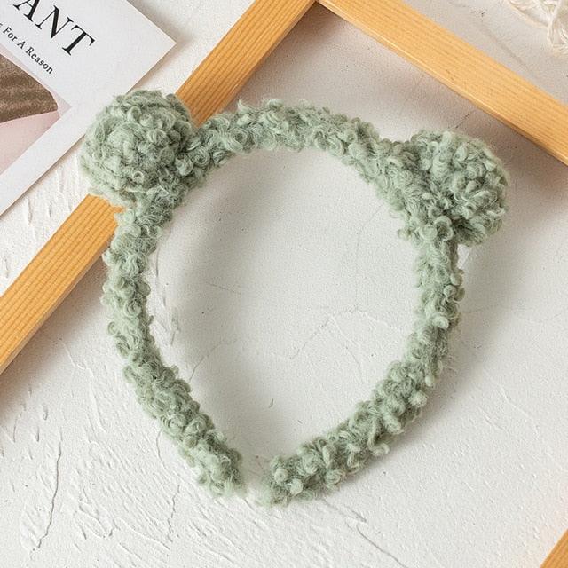 Plush Bear Ears Headband