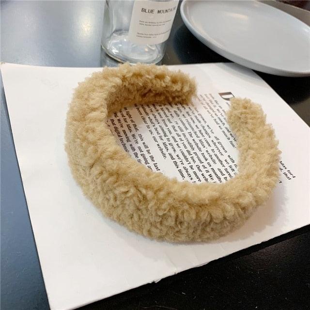Plush Bear Ears Headband