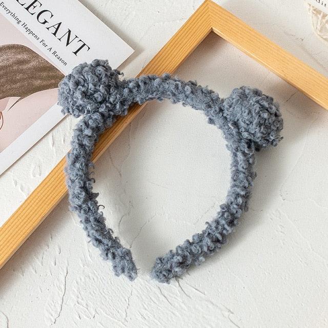 Plush Bear Ears Headband