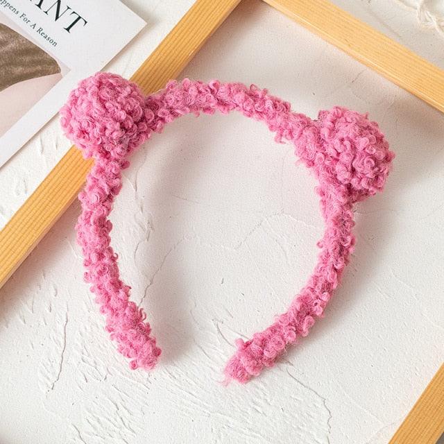 Plush Bear Ears Headband