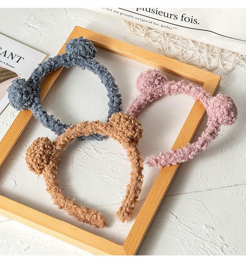 Plush Bear Ears Headband