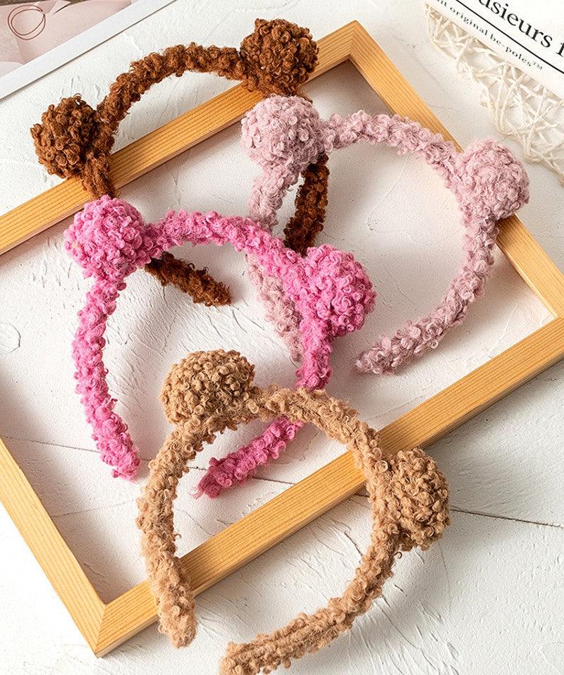 Plush Bear Ears Headband
