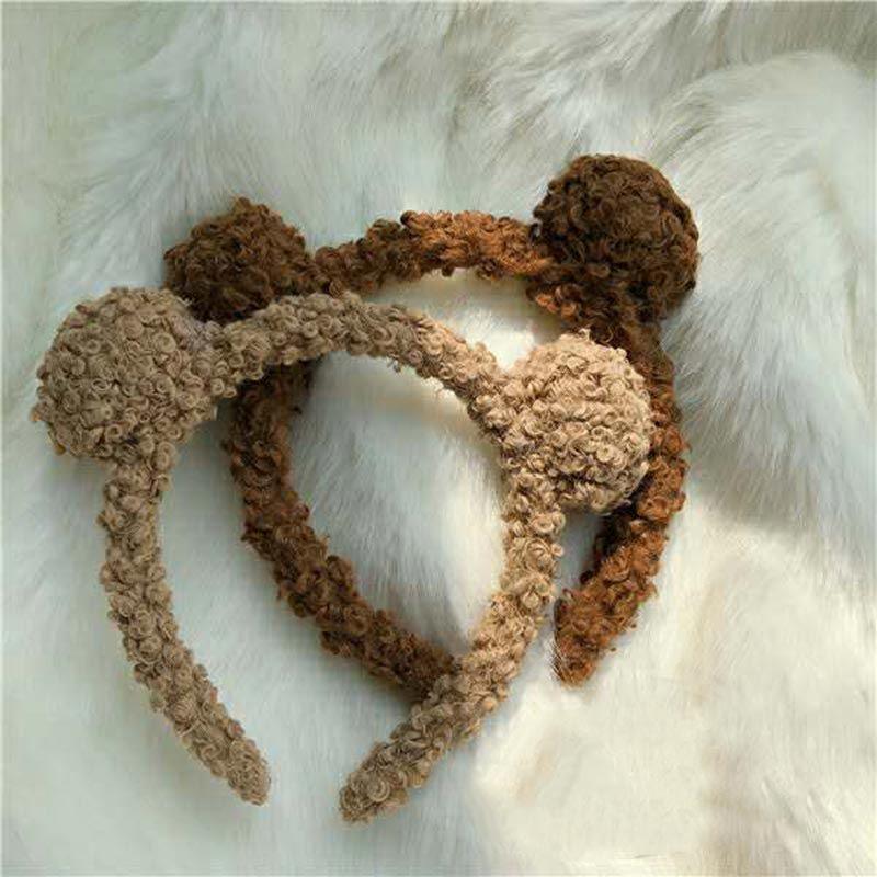 Plush Bear Ears Headband