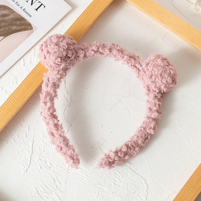 Plush Bear Ears Headband