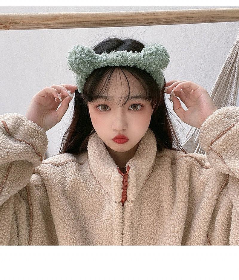 Plush Bear Ears Headband