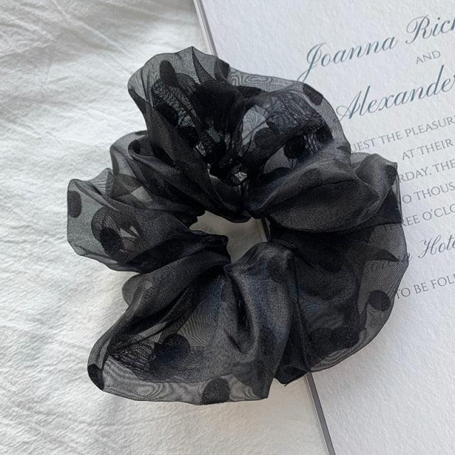 Oversized Organza Scrunchies