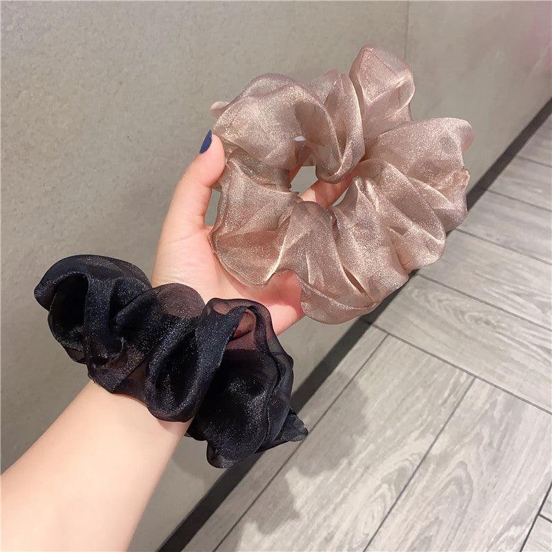 Oversized Organza Scrunchies