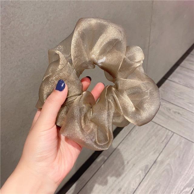 Oversized Organza Scrunchies