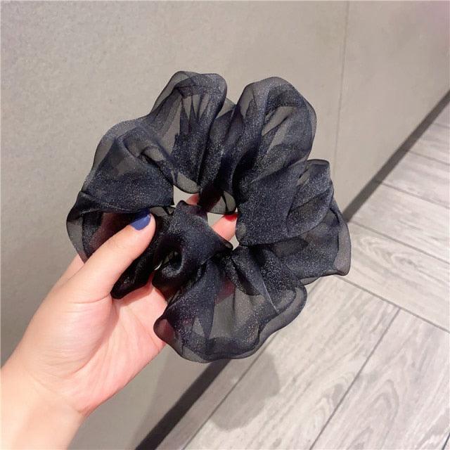 Oversized Organza Scrunchies