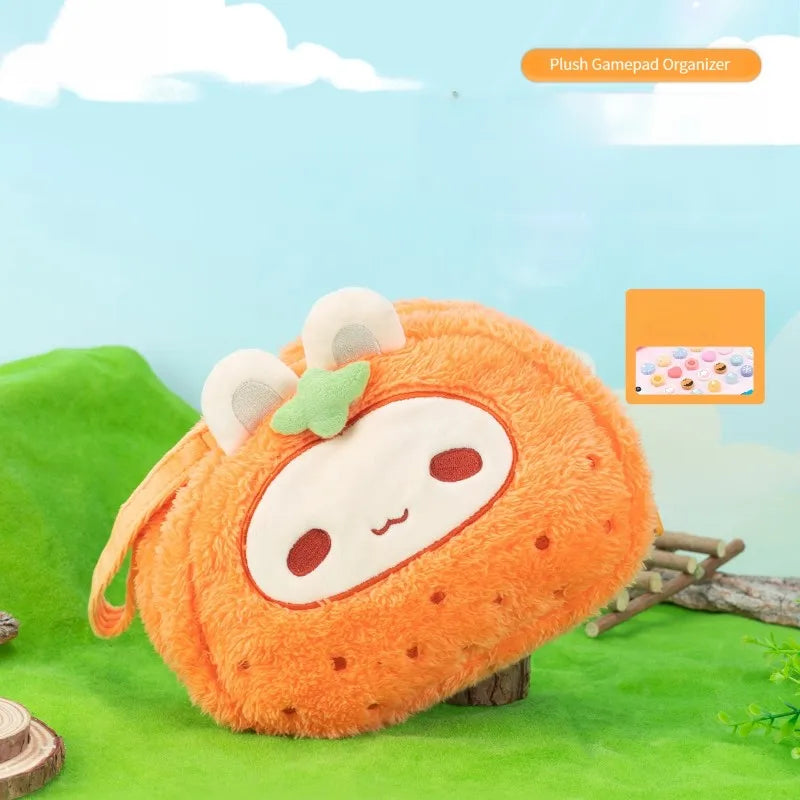 Étui pour manette de jeu en peluche Carrot Bunny