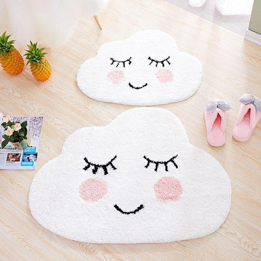 Smiling Clouds Floor Mat