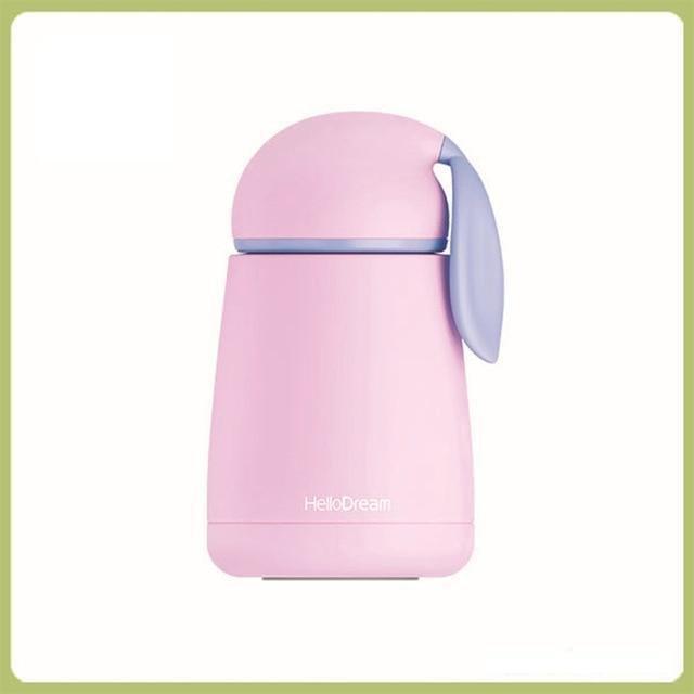 Bouteille d'eau chat pastel kawaii