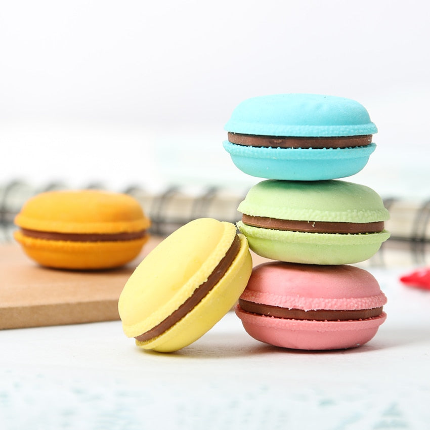 Ensemble de gommes Macaron