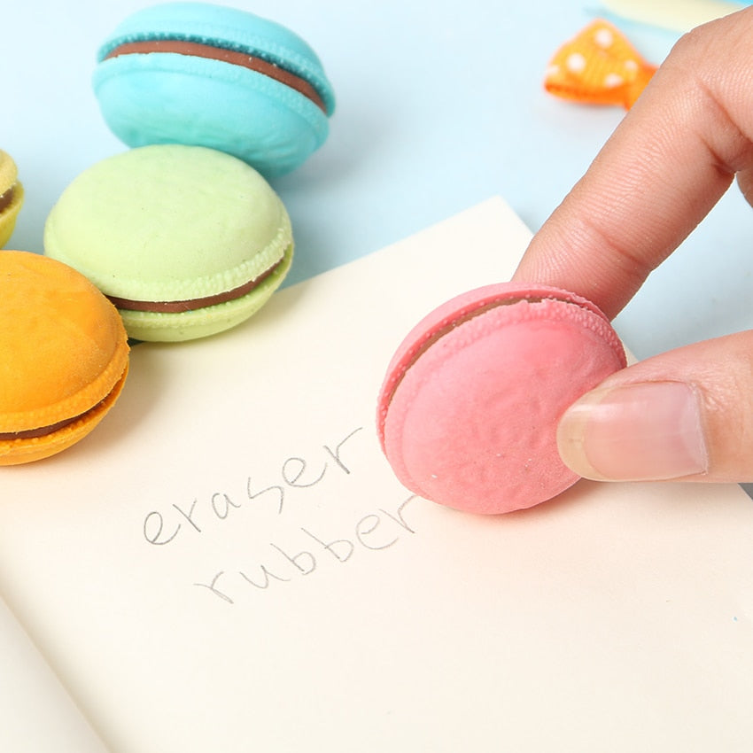 Ensemble de gommes Macaron