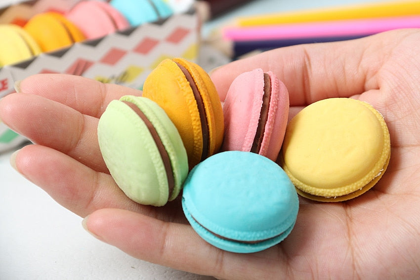 Ensemble de gommes Macaron