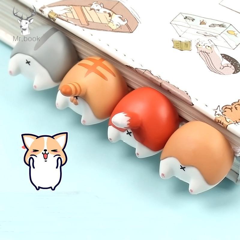 Marque-pages en forme de butin d'animal