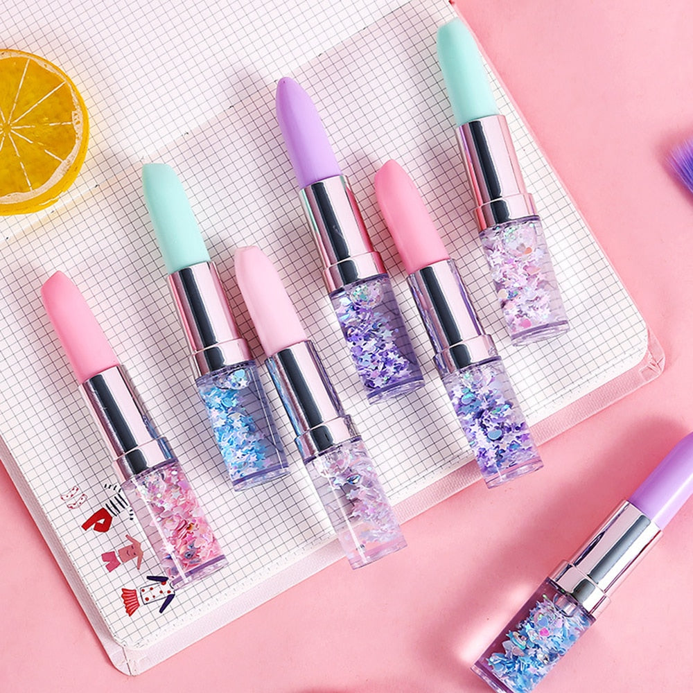 Stylo à paillettes pour rouge à lèvres