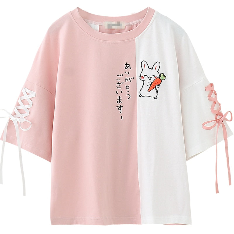 Camisa con mangas con cordones de Happy Bunny