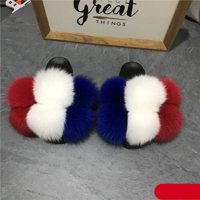 Faux Fur Slide Slippers