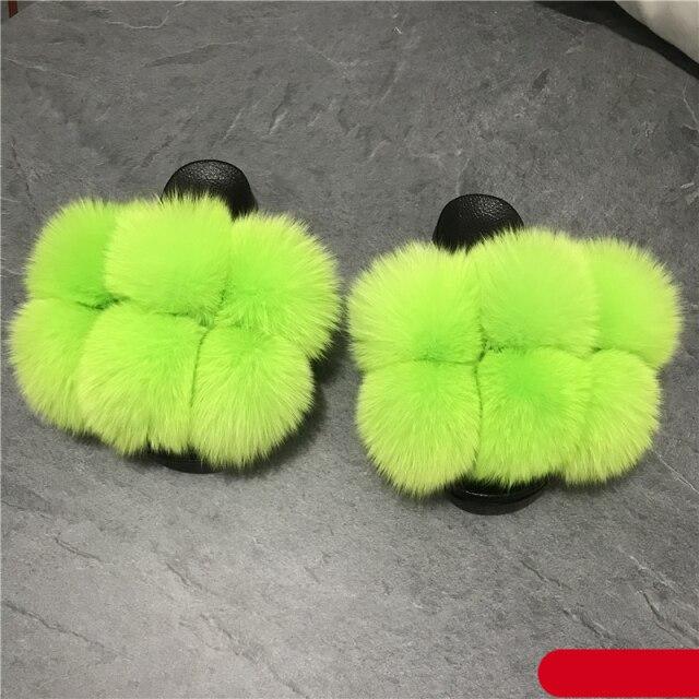 Faux Fur Slide Slippers