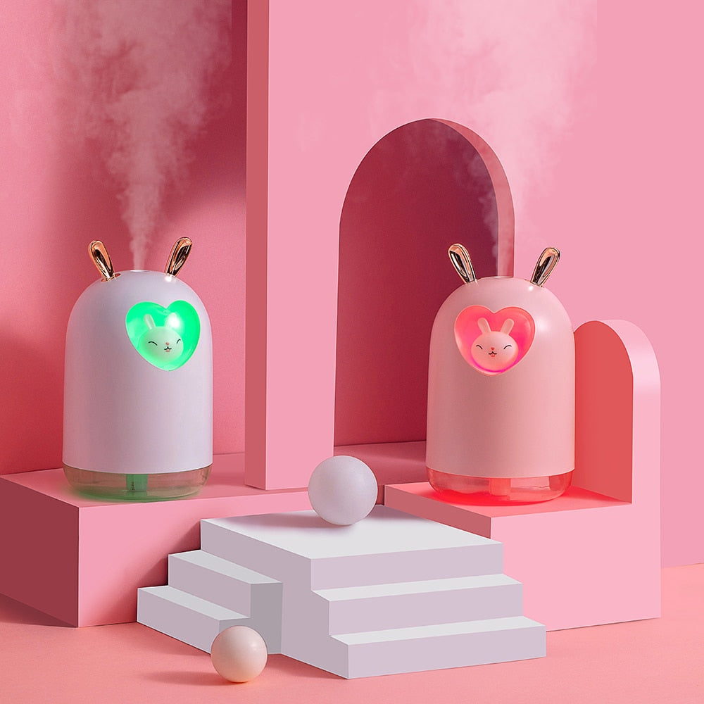 LED Night Light Bunny Humidifier