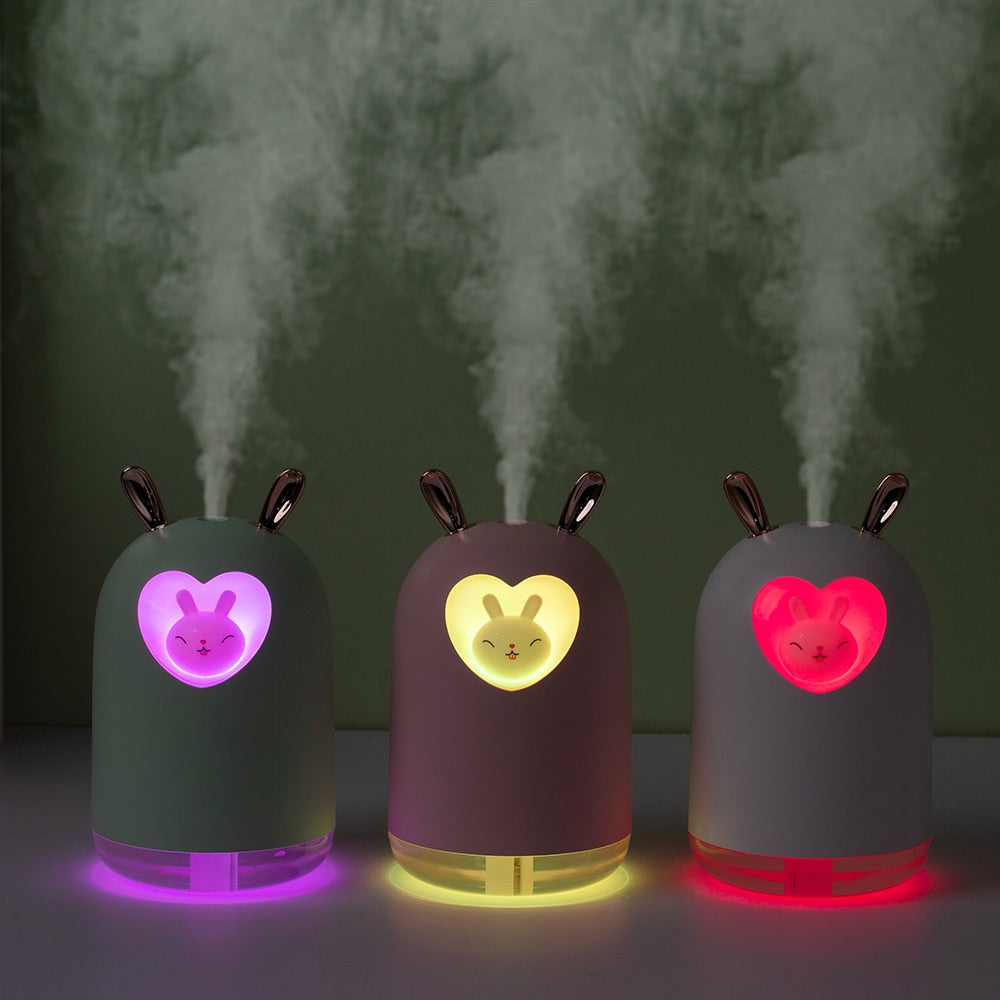 LED Night Light Bunny Humidifier