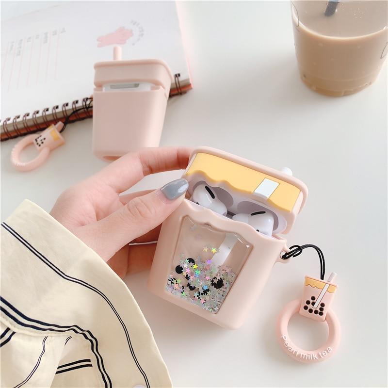 Housse pour AirPods Boba Tea